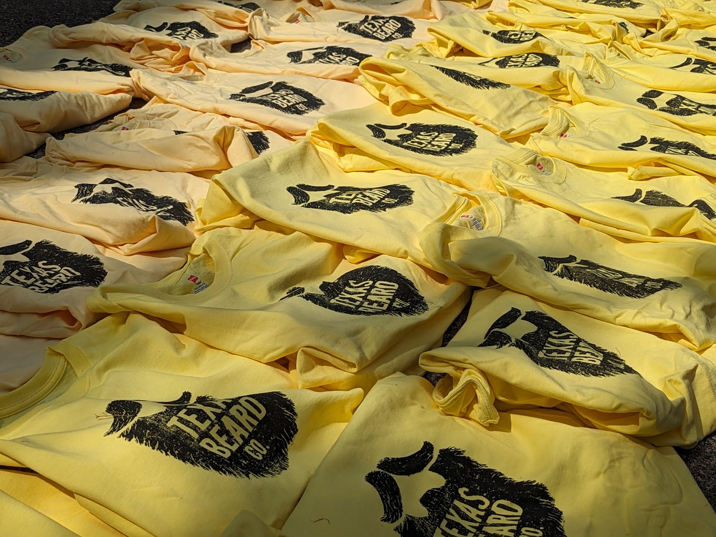 Texas Beard Company T-Shirt Yellow