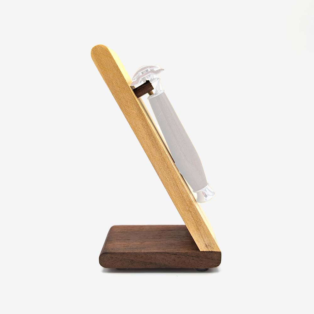 Wooden Razor Stand