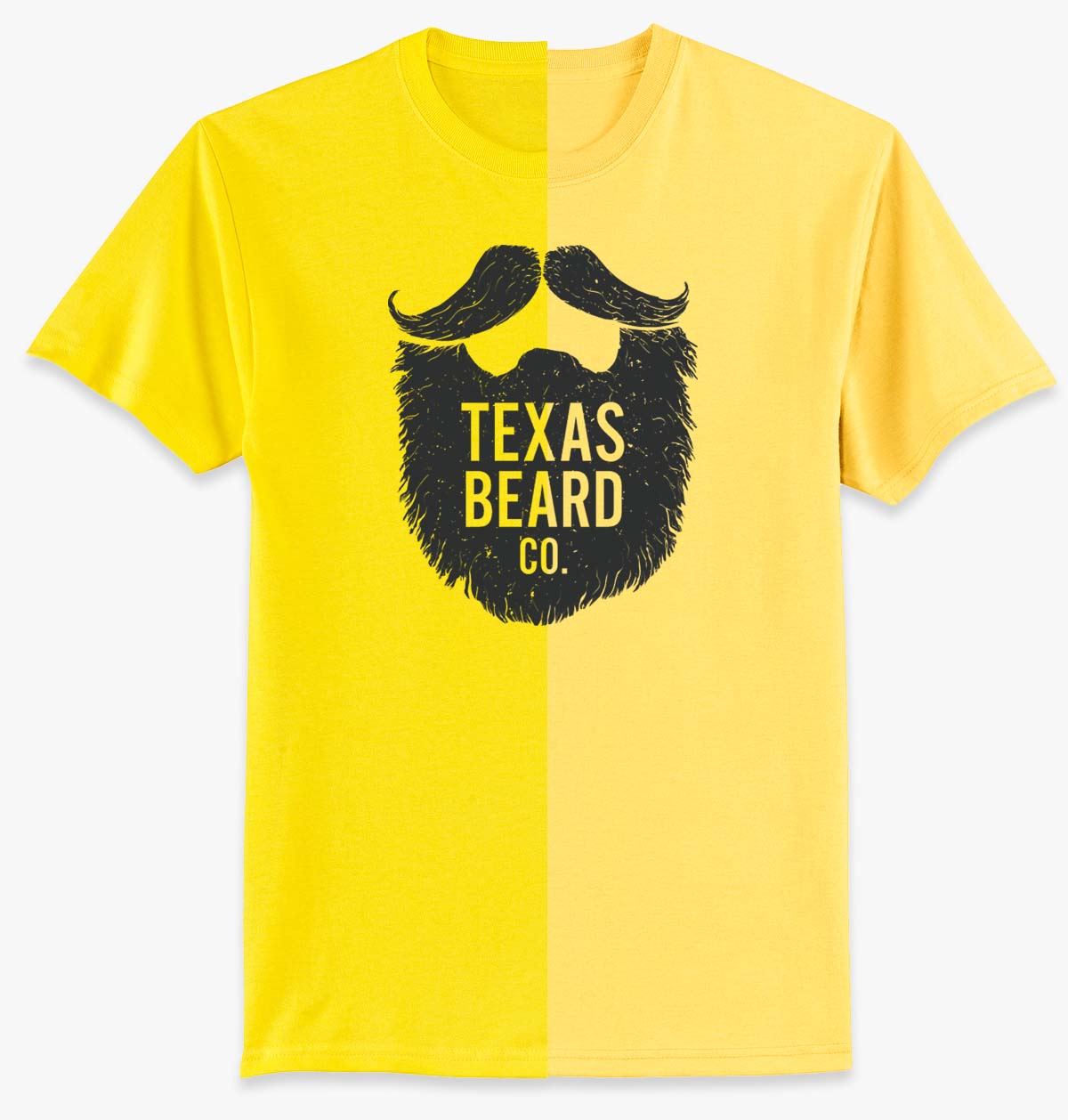 Texas Beard Company T-Shirt Yellow