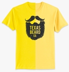 Texas Beard Company T-Shirt Yellow